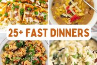 Quick Dinner Ideas for Busy Weeknights (25+ Fast Recipes)