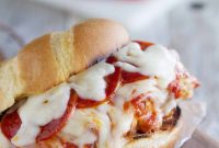 Grilled Chicken Sandwich with Pizza-Style Toppings