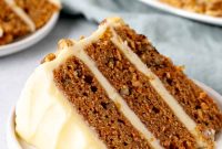 Layered Carrot Cake with Cream Cheese Frosting