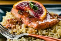 Pan-Seared Salmon with Blood Orange Sauce Recipe