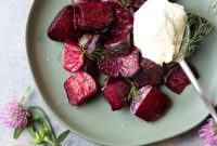 Balsamic-Roasted Beets with Fresh Herbs and Goat Cheese