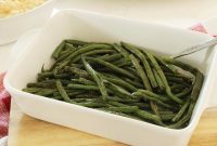 Crispy Oven-Baked Green Beans with Garlic and Parmesan
