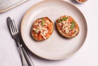 Crispy Loaded Potato Skins with Cheddar, Bacon & Sour Cream