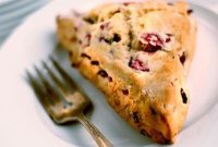 Tangy Orange Cranberry Scones with Zesty Glaze