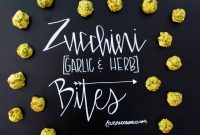 Zucchini Garlic & Herb Bites: Crispy Pan-Fried Appetizers