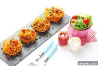 Crispy Spaghetti Bolognese Nests — Leftover Recipe Idea