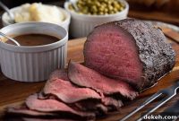 Smoked Bottom Round Roast: Dry-Brined Barbecue Beef with Wood Smoke