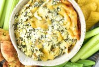 Creamy Spinach and Artichoke Dip (Gluten-Free, Mayo-Free)