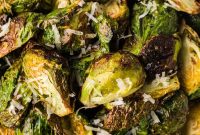 Crispy Air Fryer Brussels Sprouts with Balsamic Glaze
