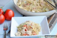 Creamy Artichoke Chicken Pasta with Sun-Dried Tomatoes