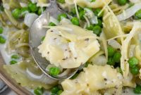 Creamy Tortellini with Peas and Parmesan Recipe