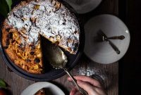 Apple Fig Polenta Cake Recipe – Rustic Autumn Dessert