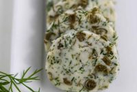 Dill and Caper Compound Butter Recipe (3 Ingredients)