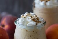 Vanilla Peach Bourbon Milkshake Recipe: Creamy Summer Cocktail Dessert