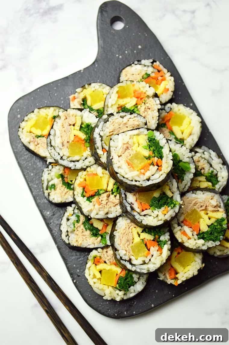 tuna kimbap chamchi gimbap