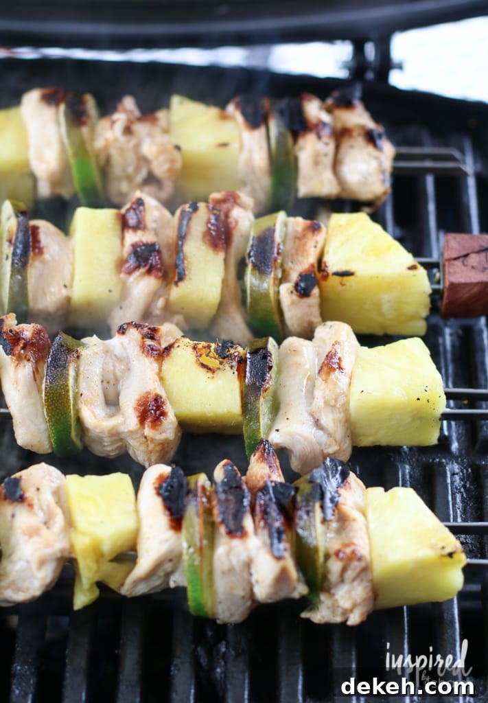 Tequila Lime Chicken Kabobs | inspiredbycharm.com #IBCcincodemayo