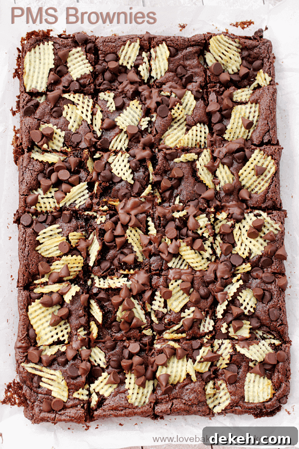 PMS Brownies by Love Bakes Good Cakes