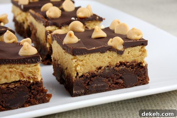 Peanut Butter Cookie Dough Brownies by Recipe Girl