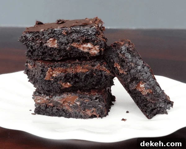 Moist and Chewy Brownies by Life, Love and Sugar