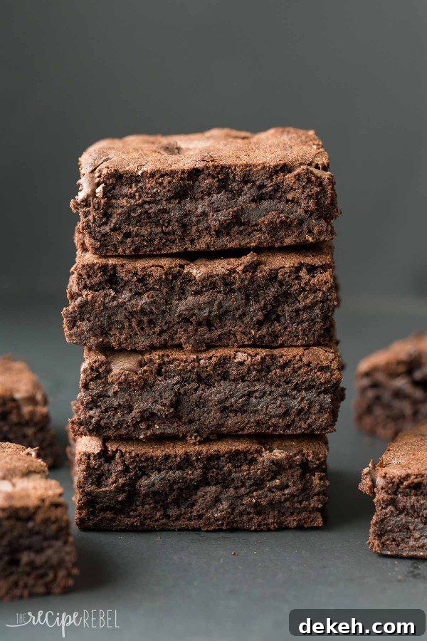 Absolutely the Best Brownies Ever by The Recipe Rebel