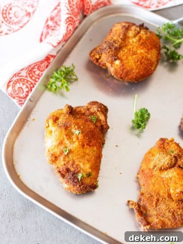 Air fryer chicken thighs