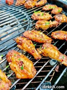 Best Garlic Parmesan Wings on a weber kettle Grill
