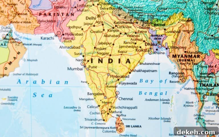 map of India