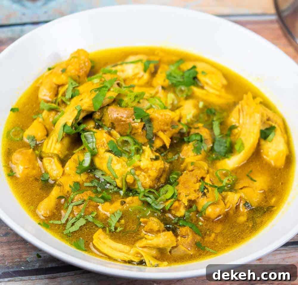Pressure Cooker Chicken Curry juicy and deliciious