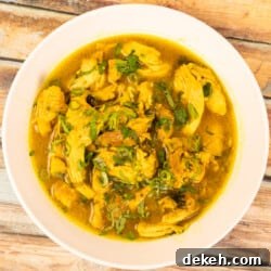 Curry chicken above photo