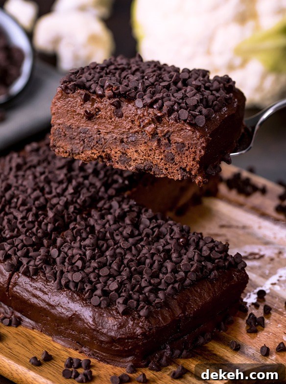 Healthy Chocolate Cake With A Secret Ingredient Cauliflower