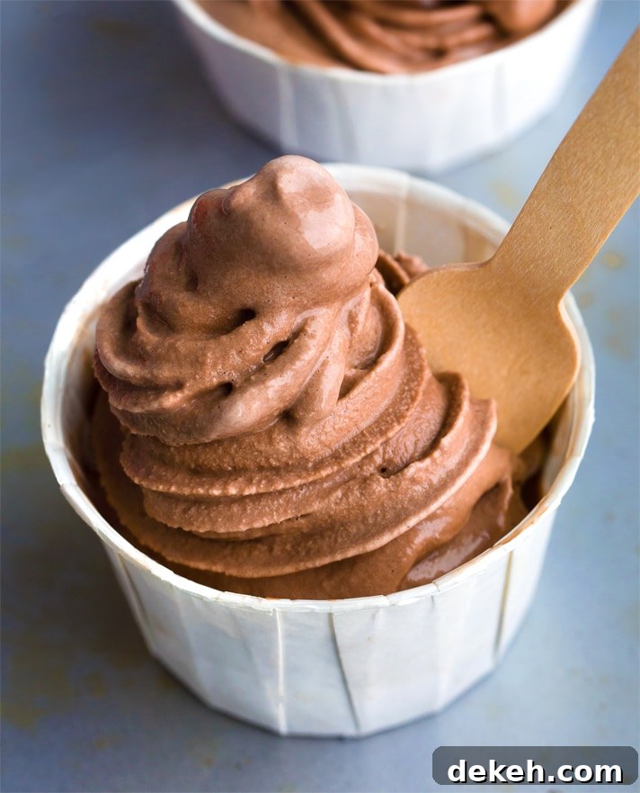 Chocolate Workout Ice Cream With No Ice Cream Maker