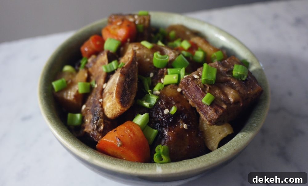 Slow Cooker Korean Short Ribs (Galbi Jjim)