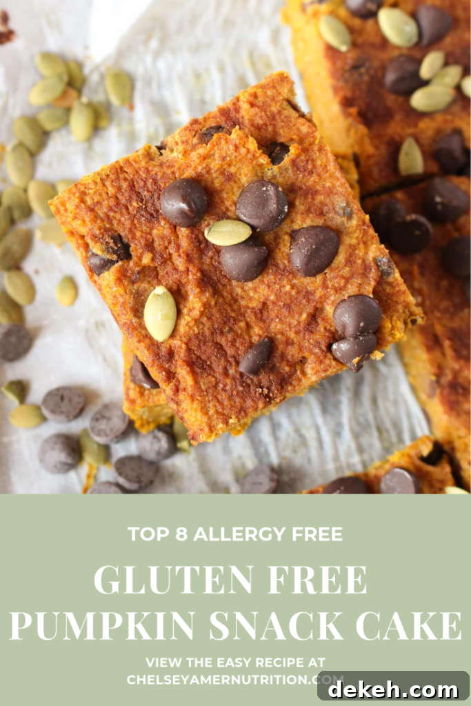 Gluten Free Pumpkin Snack Cake