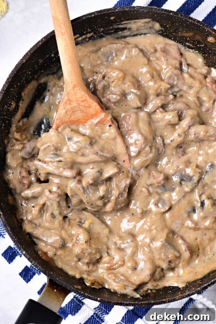 Dairy Free Beef Stroganoff