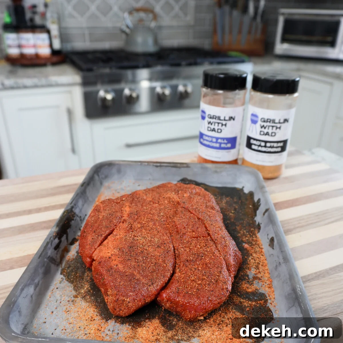 seasoned chuck roast.