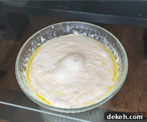 Dough doubled