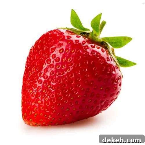 Slice of strawberry dump cake
