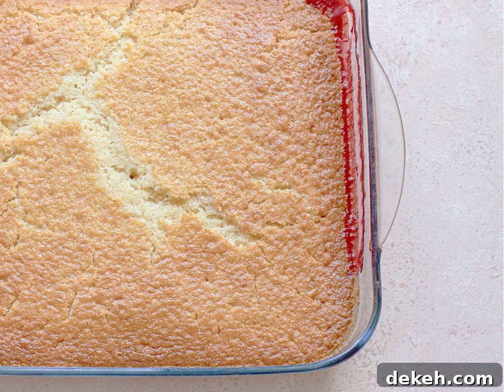 Baked cake