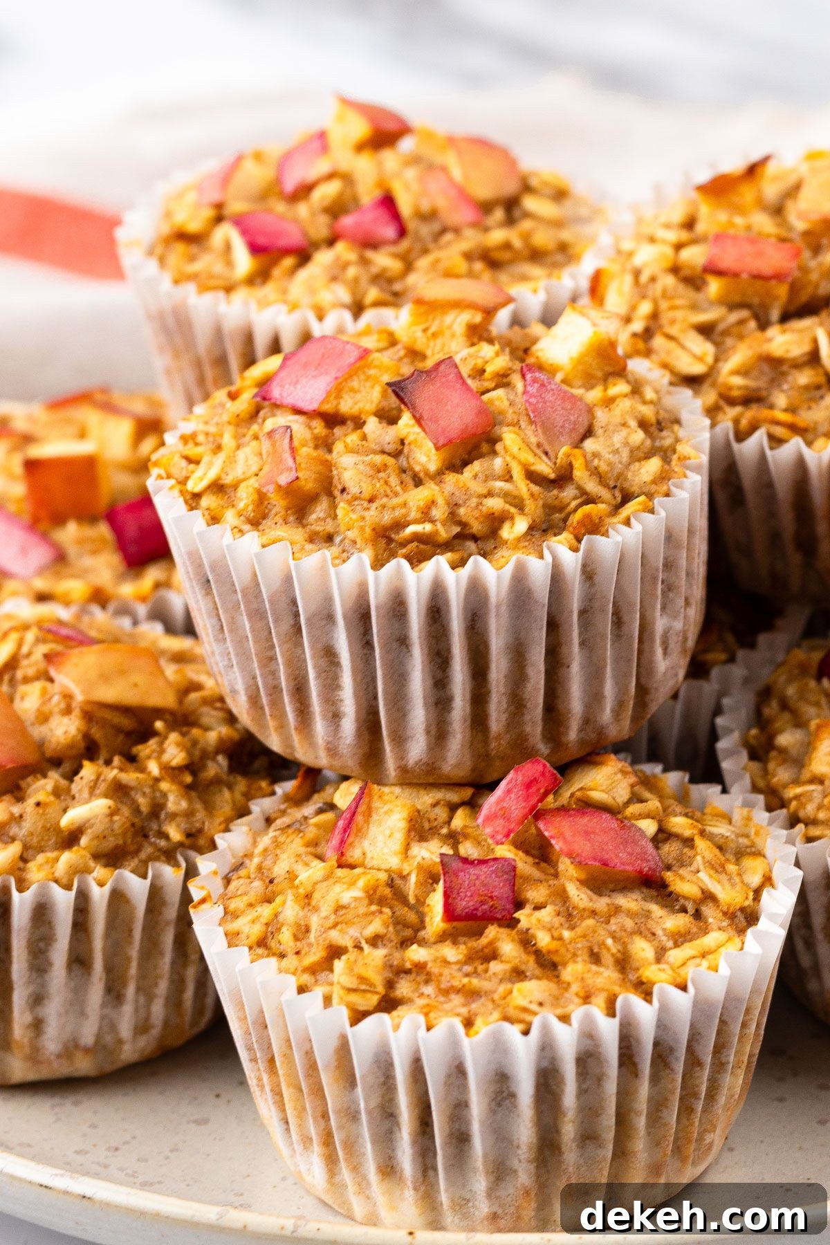 Apple Cinnamon Protein Muffins