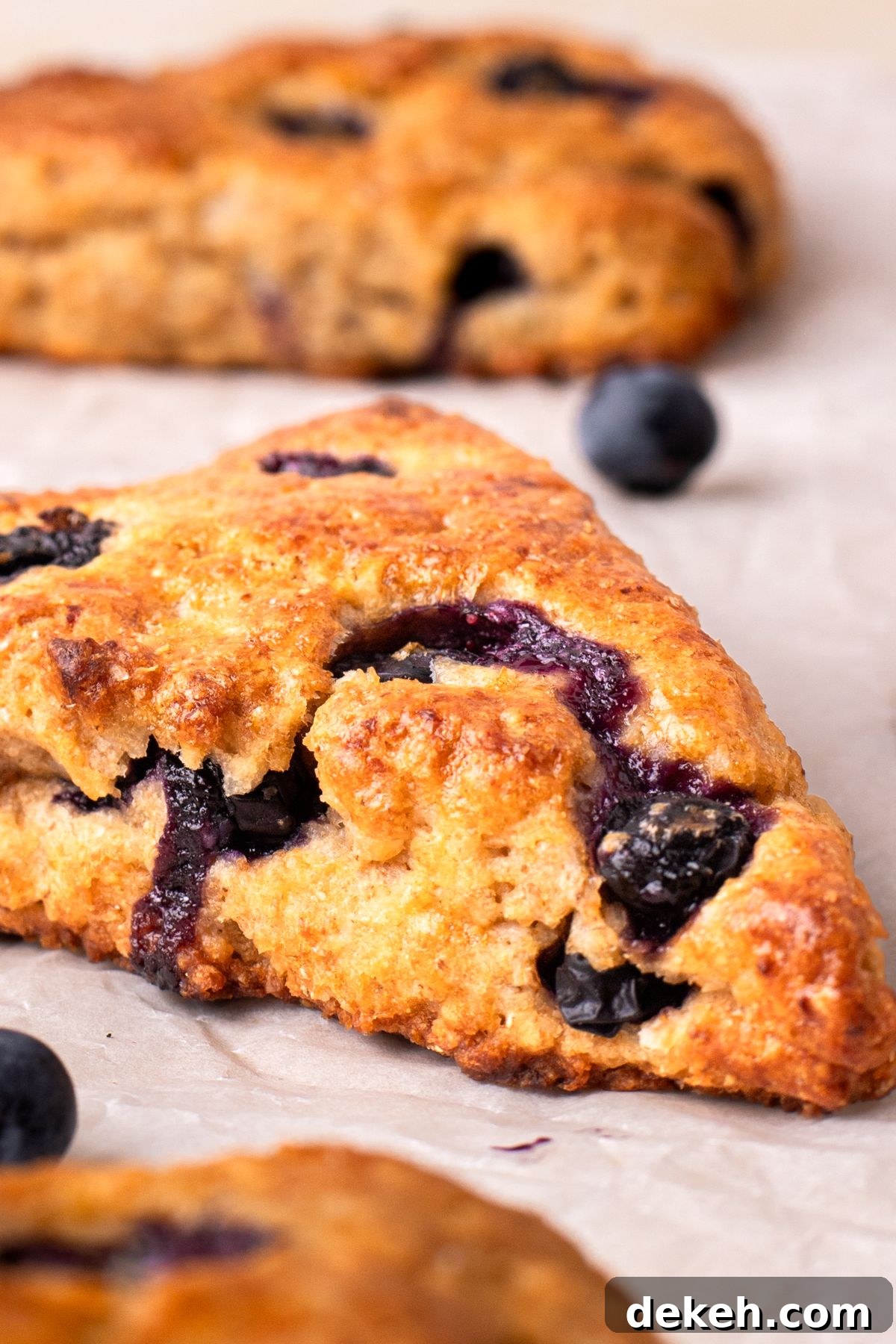 Blueberry Cottage Cheese Scones