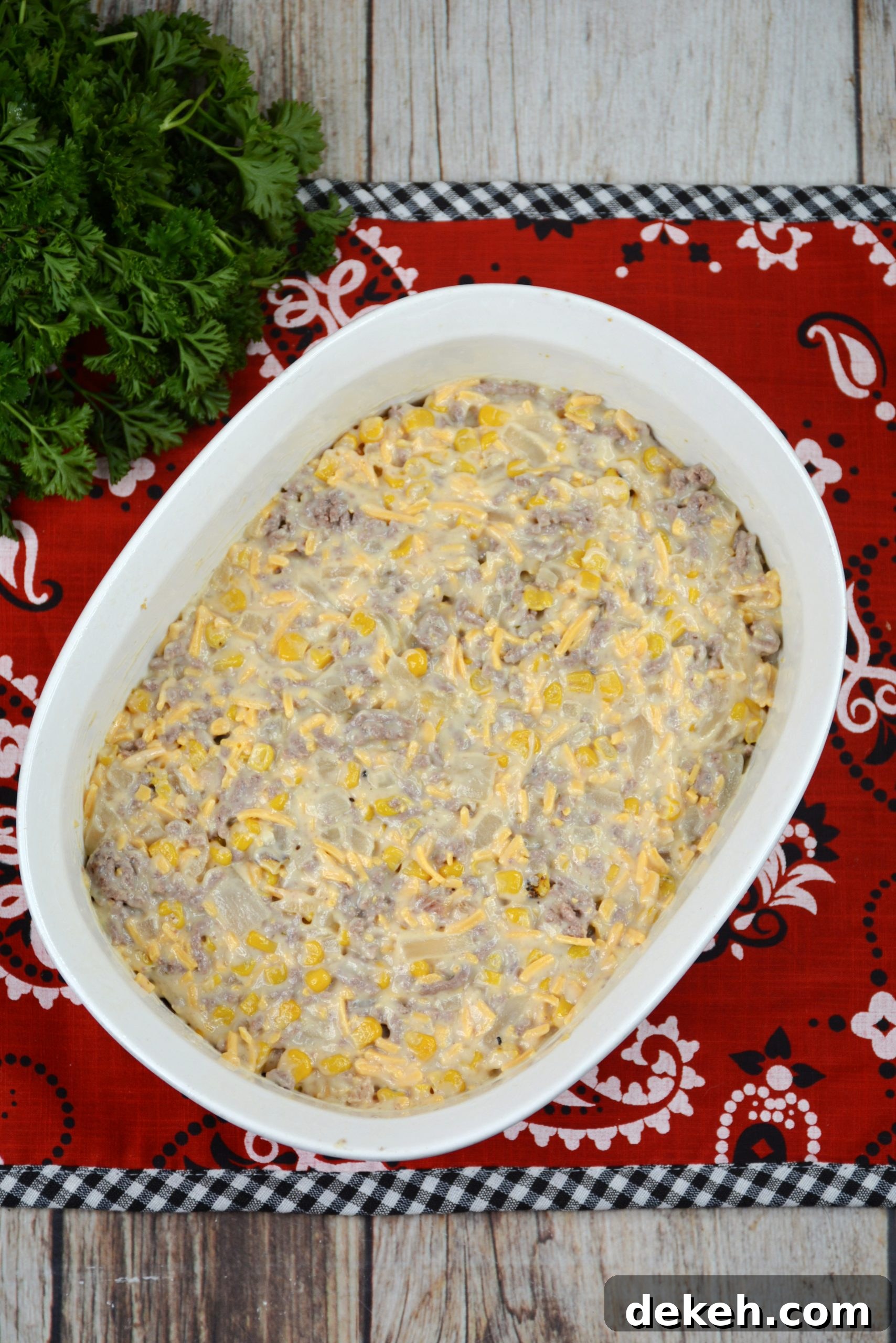 Baked cowboy casserole
