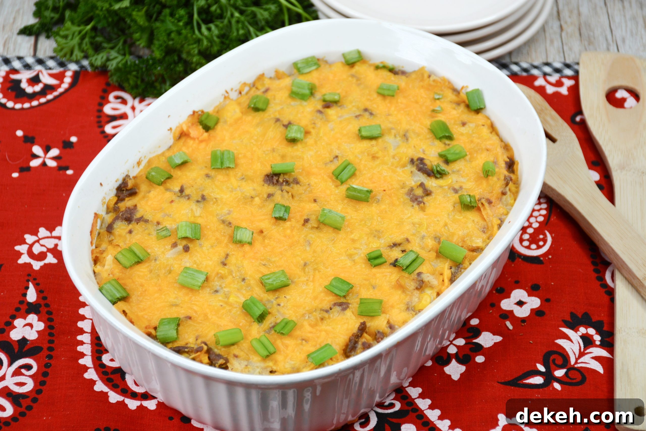 Served casserole