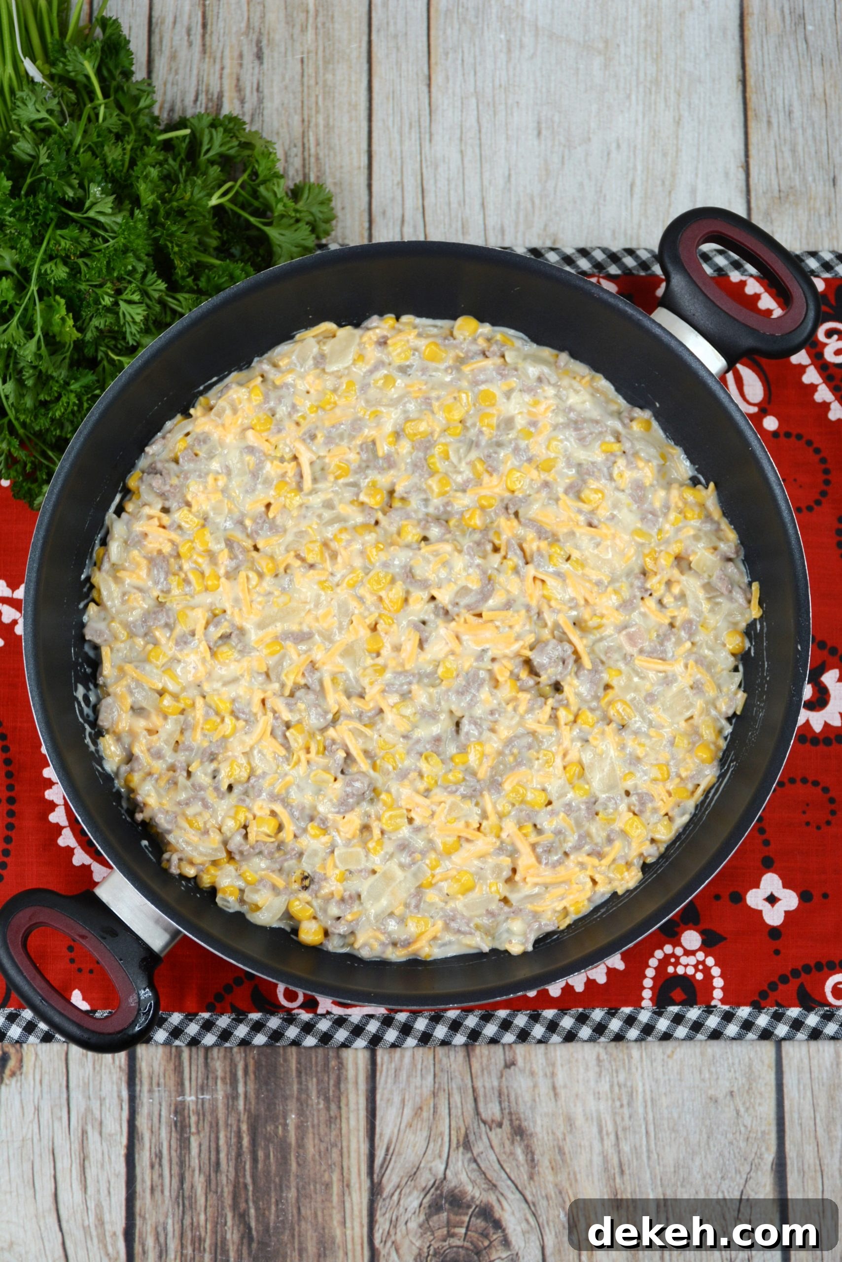 Second layer and cheese