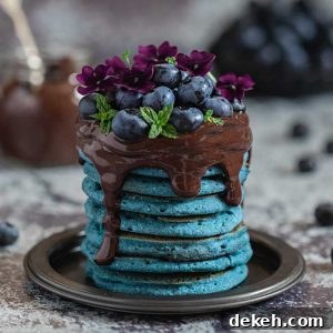 Blue Pancakes
