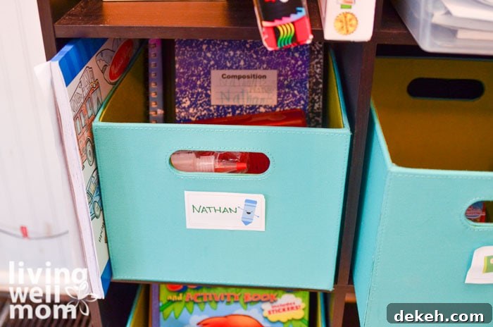 personalized kids cubbies 