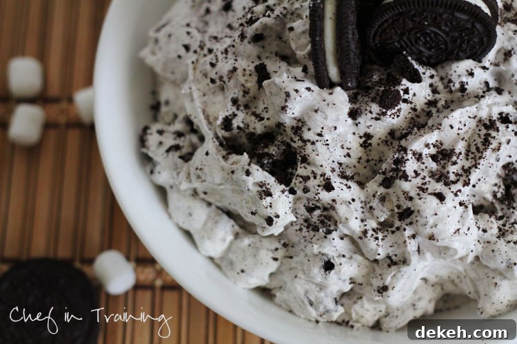 Oreo Fluff serving