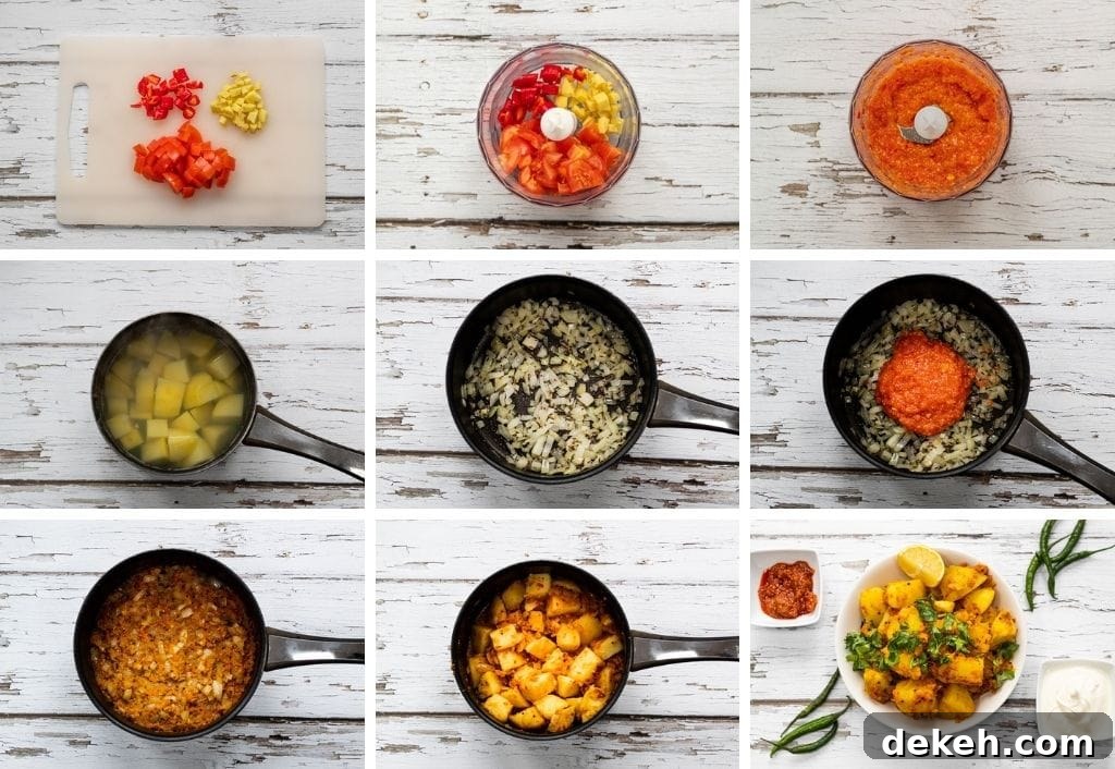 how to make Bombay potatoes step by step