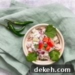 tomato cucumber and onion raita