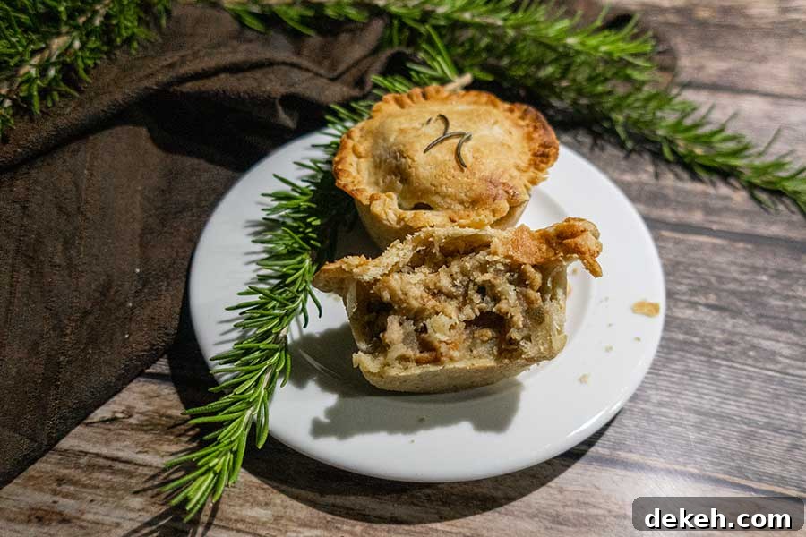 appetizer size mini tourtiere
