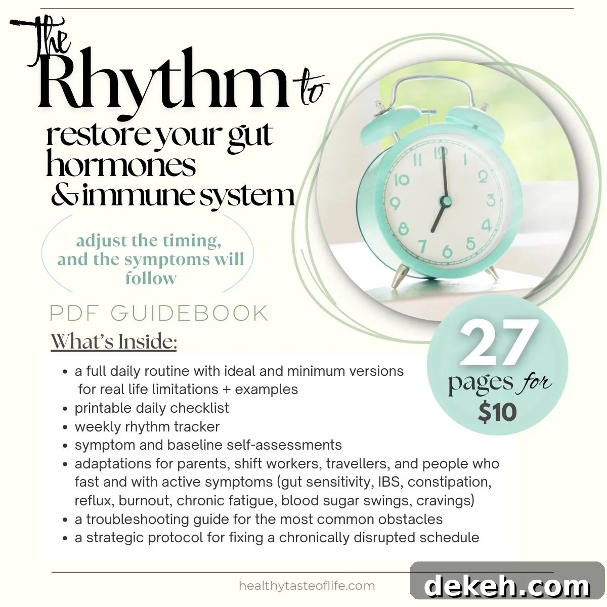 Restore Rhythm Healthy Taste oF Life PDF